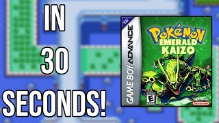 Pokemon Emerald Kaizo in 30 seconds!