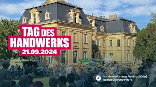 Tag des Handwerks 2024 im Oderbruchmuseum Altranft – Ein Erlebnis für 