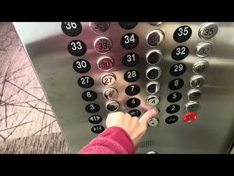Epic and FAST KONE MiniSpace Traction Elevators @ Hyatt Regency Seattle, Seattle, WA
