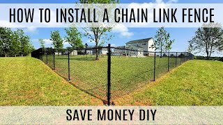 How To Install a Chain Link Fence | Save Money DIY