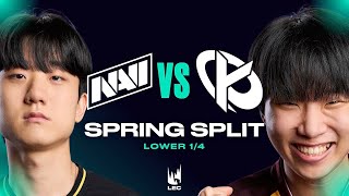NAVI vs KC, DU GRAND LEAGUE OF LEGEND (LEC Spring Split 2026)