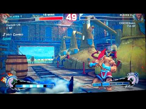 SSF4 Friendly Endless- (Dante6126) Adon vs. (CHICKENskin) Dudley Match 2