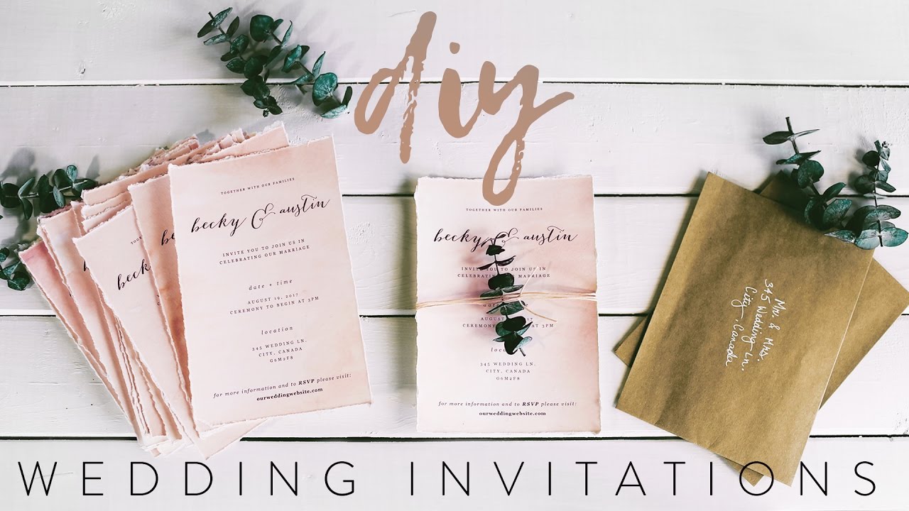 How Do I Print My Own Wedding Invitations?