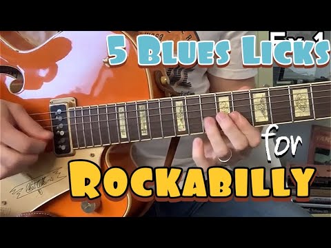5 Bluesy Rockabilly Guitar Licks- Adrian Whyte