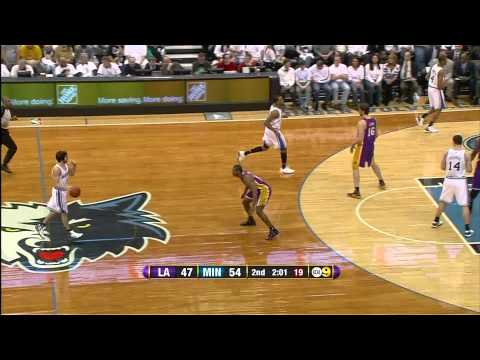 03 09 2012   Lakers vs  Timberwolves   Kobe Bryant Highlights