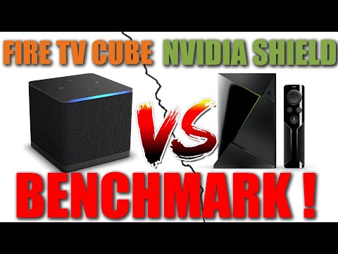 New Fire TV Cube Vs  Nvidia Shield TV Benchmark! Is the Fire TV Cube 3rd Gen Faster Than The Shield?