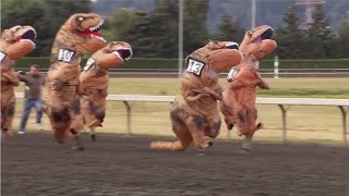 [Vtub]息根とめる 恐龍裝賽跑