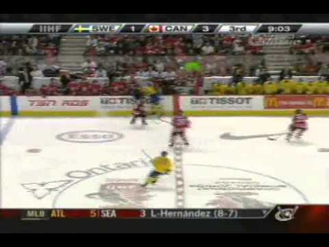 Canada vs  Sweden 3rd Period 2009 IIHF World Juniors Championship Gold Medal Game Part 8