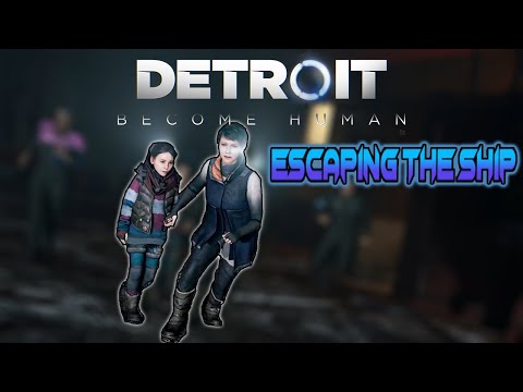 Detroit Become Human | Escaping the Ship | Walkthrough | Gameplay | Ultra Graphics 1080p |