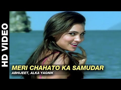 Meri Chahato Ka Samundar - Jurm | Abhijeet, Alka Yagnik | Bobby Deol & Lara Dutta