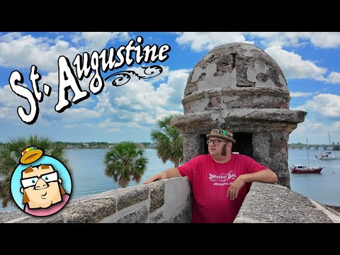 St  Augustine, FL - Castillo de San Marcos - Pirate Museum - Lighthouse - Driving Beach