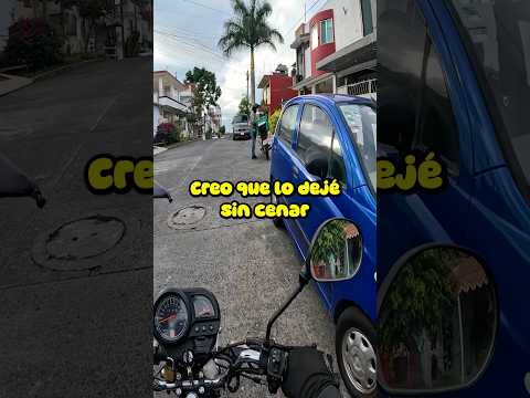 Lo dejé sin cenar 😅#motovlogs #ubereats #ubermoto