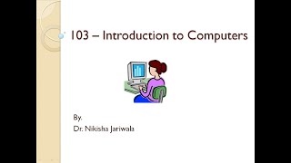 Introduction To Computers Lecture 39 - Applications | Example (GoogleDocs) | Cloud Computing | Hindi