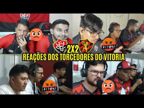 REAÇÕES DOS TORCEDORES DO VITÓRIA REVOLTADOS COM EMPATE EM CASA COM O SPORT -  BRASILEIRÃO 2025