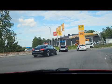 evening drive through Handen