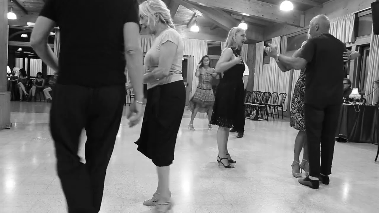 Osvaldo Roldàn y Anna Maria Ferrara, clase de tango - Roma, 25.06.2022