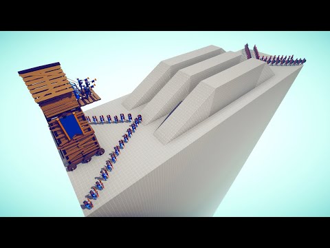 Modern Lines Map With Secret Tower Vs Every Unit | Totally Accurate Battle Simulator TABS