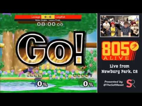 805 Alive 3 - Lovage (Fox/Sheik) vs. LuigiKid (Luigi) - Losers Finals