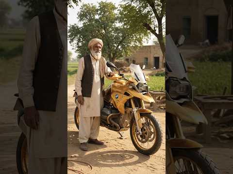 He Built a BMW R 1300 GS… Entirely From Wood! 😱🔥 #woodprops #bmw1300gs #shorts