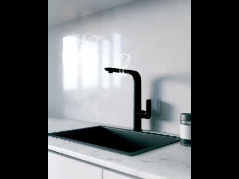 kielle Vega - Dřezová baterie, matná černá 10518114