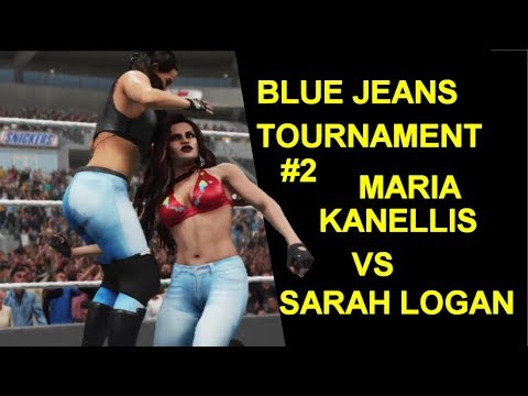 WWE 2K19 Blue Jeans Tournament #2 - Maria Kanellis vs Sarah Logan