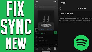 Spotify LOCAL FILES MOBILE (mark playlist for offline local sync not working)