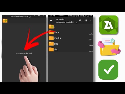 Comment réparer l'accès refusé dans Zarchiver | Accès aux fichiers Obb refusé Android 11, 12, 13, 14