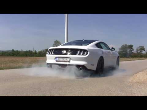 2017 Ford Mustang GT Burnout // Steeda Intake // Remus Klappenauspuffanlage