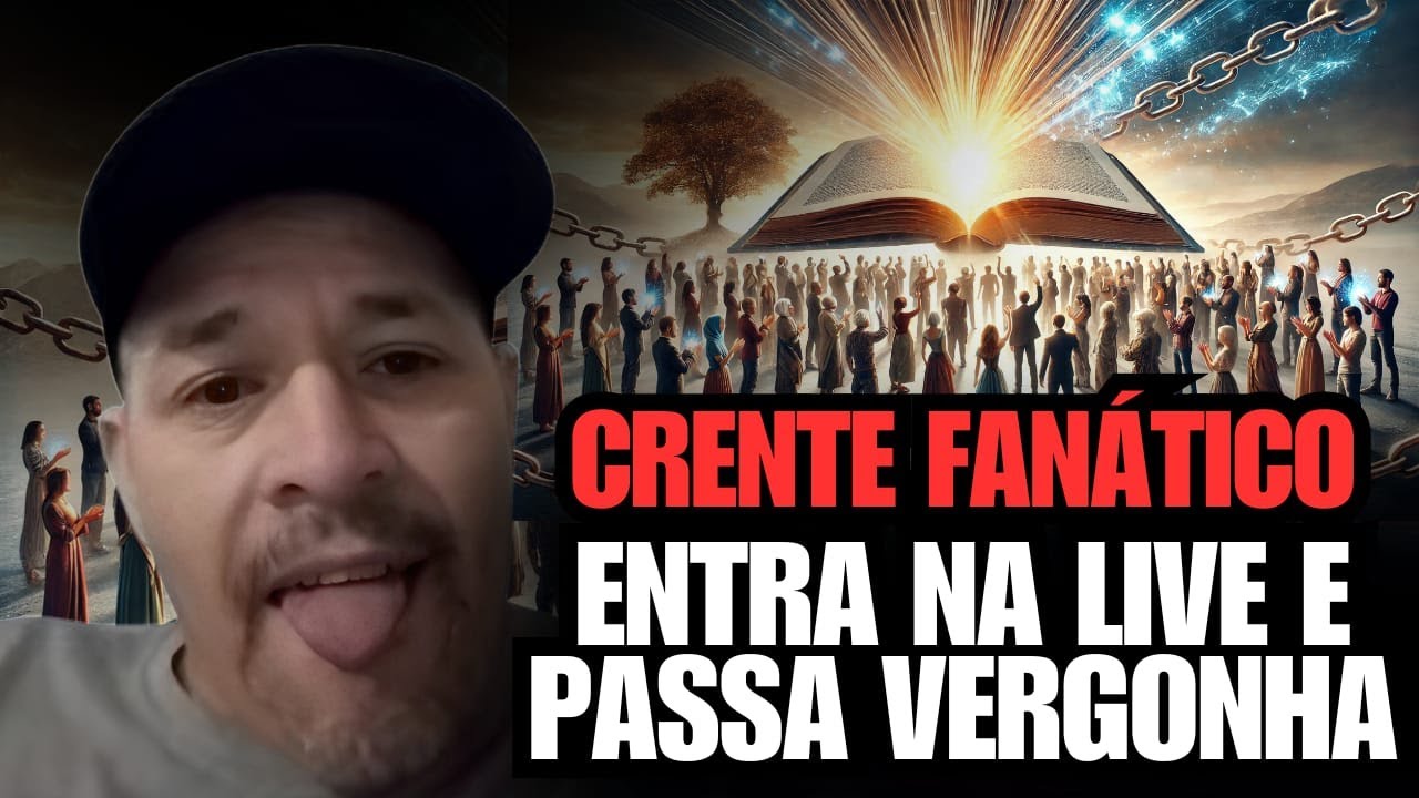 Crente fanático passou vergonha.
