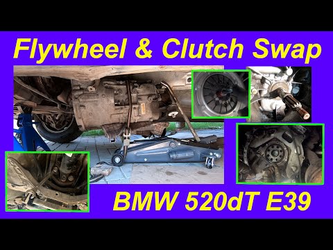 BMW e39 - Dual to Single Mass Flywheel Swap incl. Clutch, Pilot/Throw out Bearing & Sealing Rings