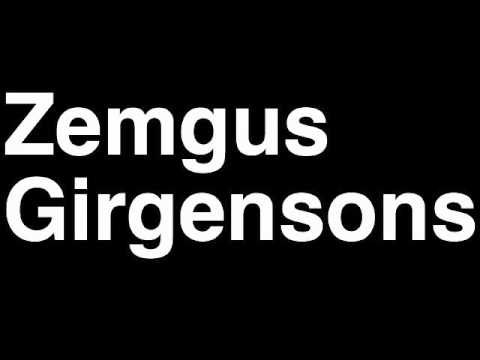 How to Pronounce Zemgus Girgensons Buffalo Sabres NHL Hockey Fight Shootout Goal Hit Draft Pick