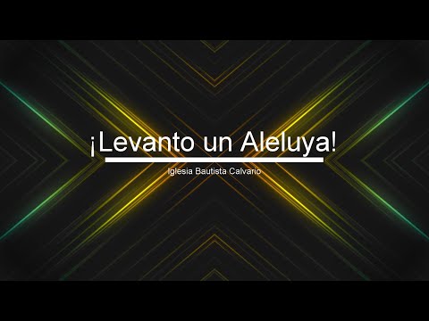 Levanto un Aleluya