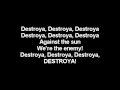 My Chemical Romance Destroya Lyrics