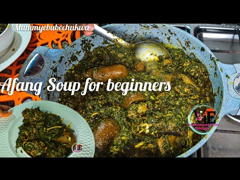 Nigerian Afang Soup Recipe | Nigerian soup (African Cuisines)