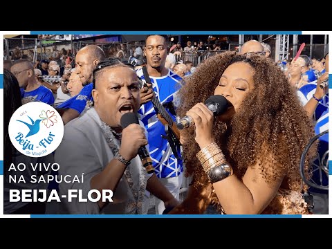 BEIJA-FLOR 2026 | ENSAIO TÉCNICO NA SAPUCAÍ AO VIVO | LARGADA! 