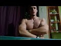 Musclegod insane bodybuilder message to my fans and destroy orange with the biceps