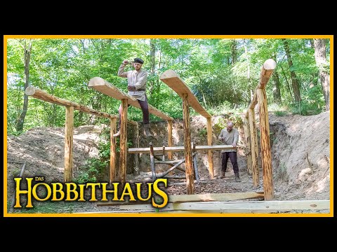 Das Hobbithaus - Klöppeln am "Fachwerk" wie die Sackheim-Beutlins - Bushcraft Outdoor Deutschland