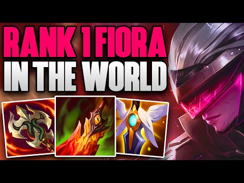 BEST FIORA IN THE WORLD DOMINATES KOREAN CHALLENGER! | CHALLENGER FIORA TOP GAMEPLAY | Patch 15.6