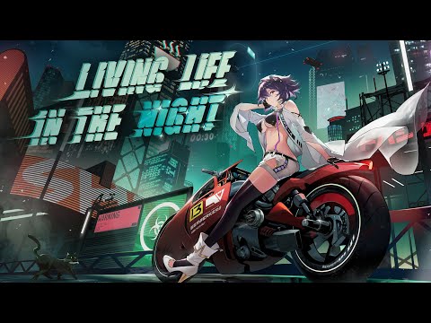 「Nightcore」→ Living Life, In The Night (Techo remix) - (Lyrics) | Cuervo, Blaze U & Niccin