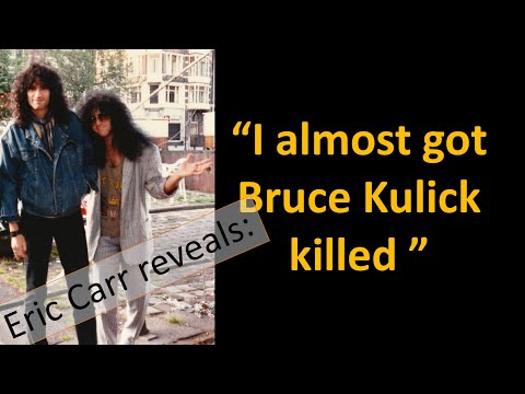 Eric Carr reveals: I almost got Bruce Kulick killed