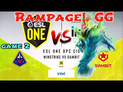 Winstrike vs Gambit- ESL One CIS- Lower Division- Game 2