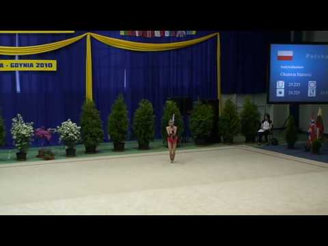 Oktawia Starosta (junior) obręcz. Baltic Cup Rumia 2010
