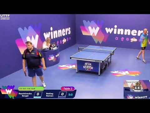 WINners CUP table 2  18.09 Reznichenko Sergei - Boklag Roman  22:00
