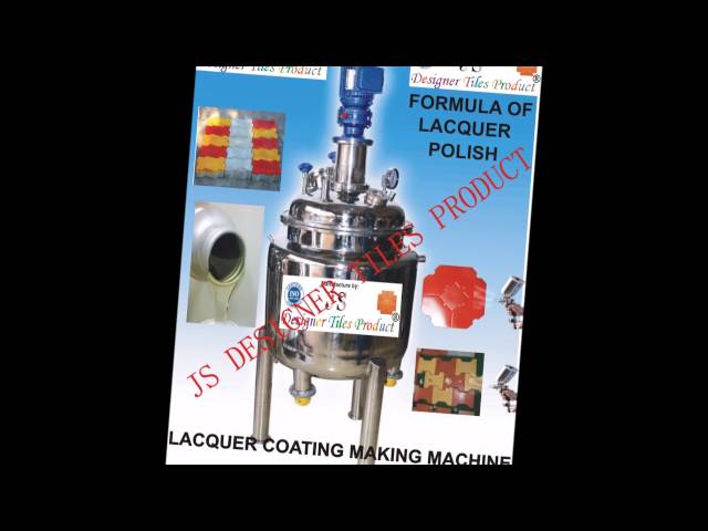 LACQUER MAKING MACHINE - CHEQUERED TILES HIGH GLOSS LACQUER COATING ...