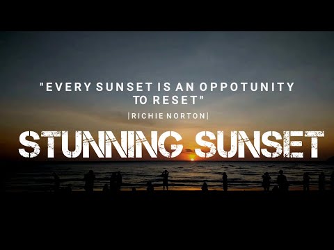 My Sunset View at First Beach Tanjung Aru