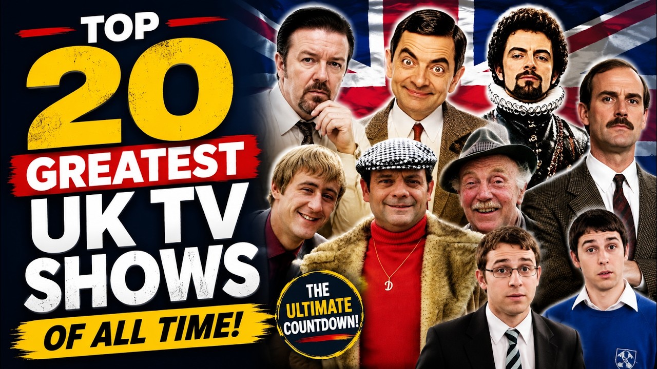 Top 20 Greatest British TV Sitcoms Ever Ranked! 🇬🇧😂