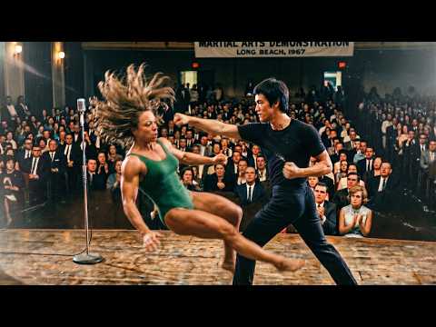 Female Bodybuilder Called Bruce Lee's Punch "A Camera Trick" Live on Stage — 6 Seconds Later