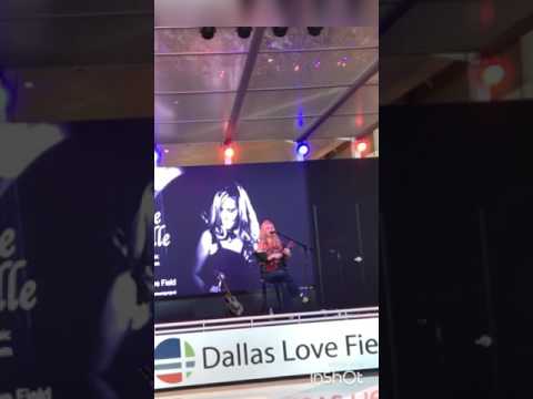 Dalene Richelle Love Field Music Stage Travelin Soldier Dixie Chicks Cover Texas Music Project