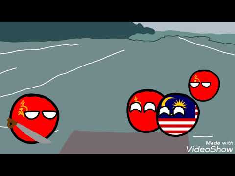 Malaysia visits The USSR | Countryball Animation