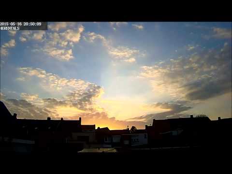 zonsondergang herentals centrum 16/05/2015